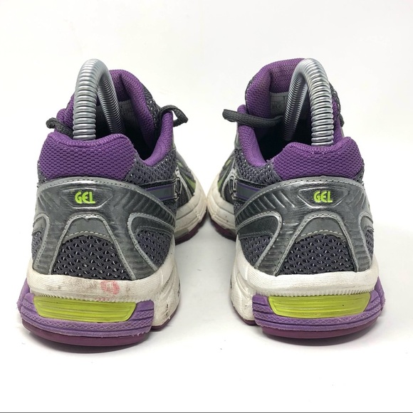 ASICS Gel Exalt Running Shoe Silver Blue Green W 6 - Picture 5 of 8